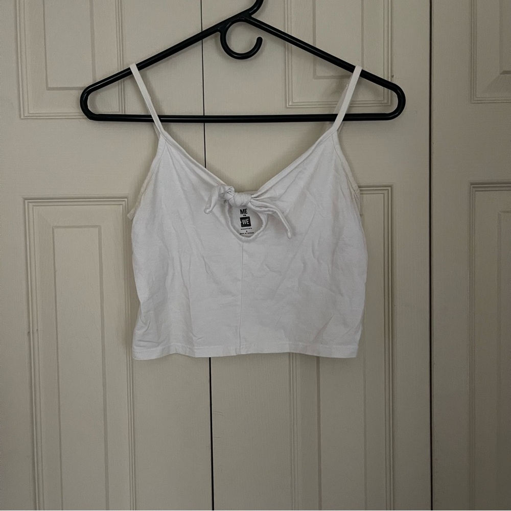 Women's White Crop Top